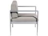 Set divani da giardino con tavolino in alluminio grigio scuro SALERNO_679556