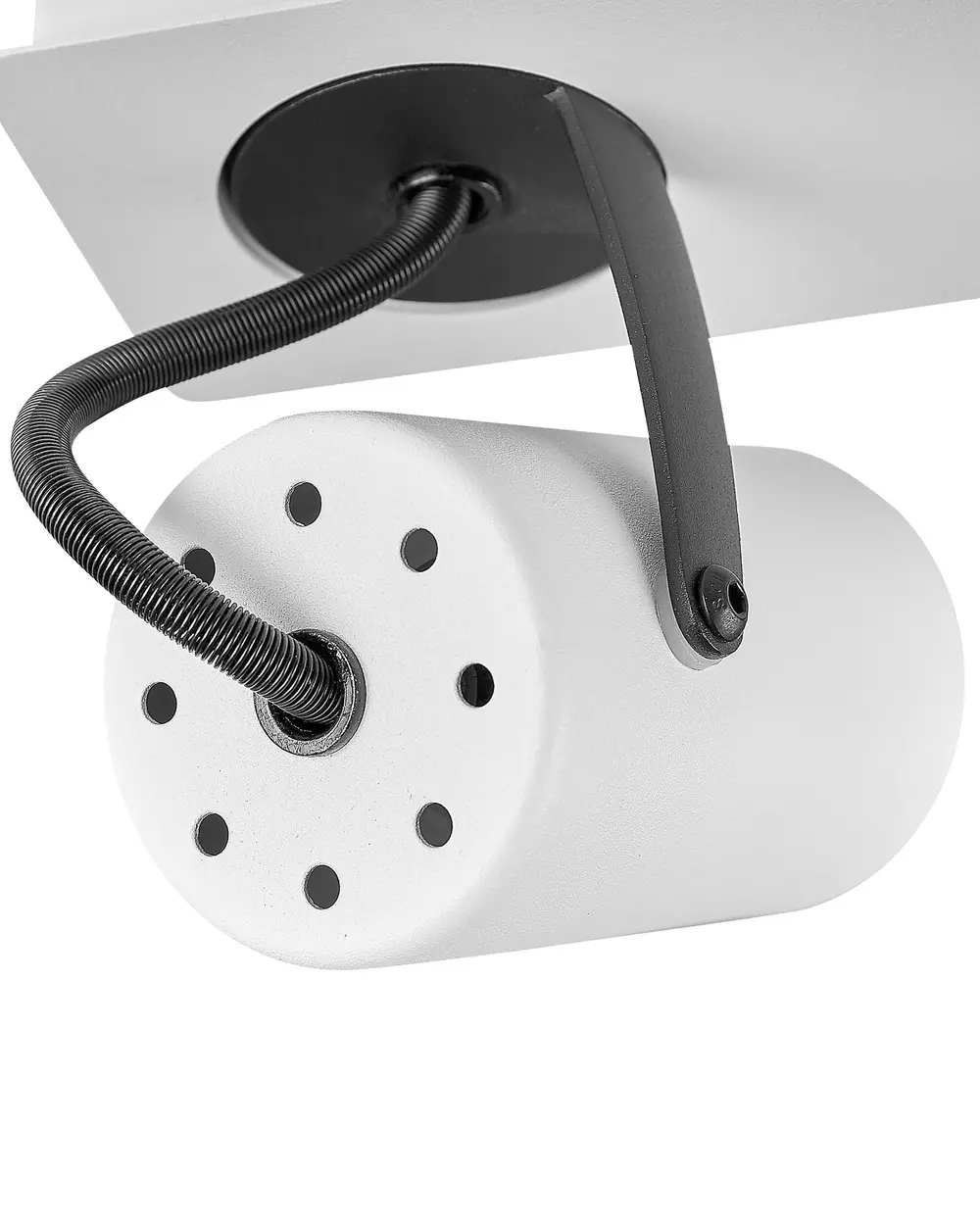 Faretto a 3 luci KLIP Regolabile Metallo Bianco_828529