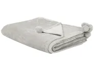 Blanket SAITLER 150 x 200 cm Light Grey_770469