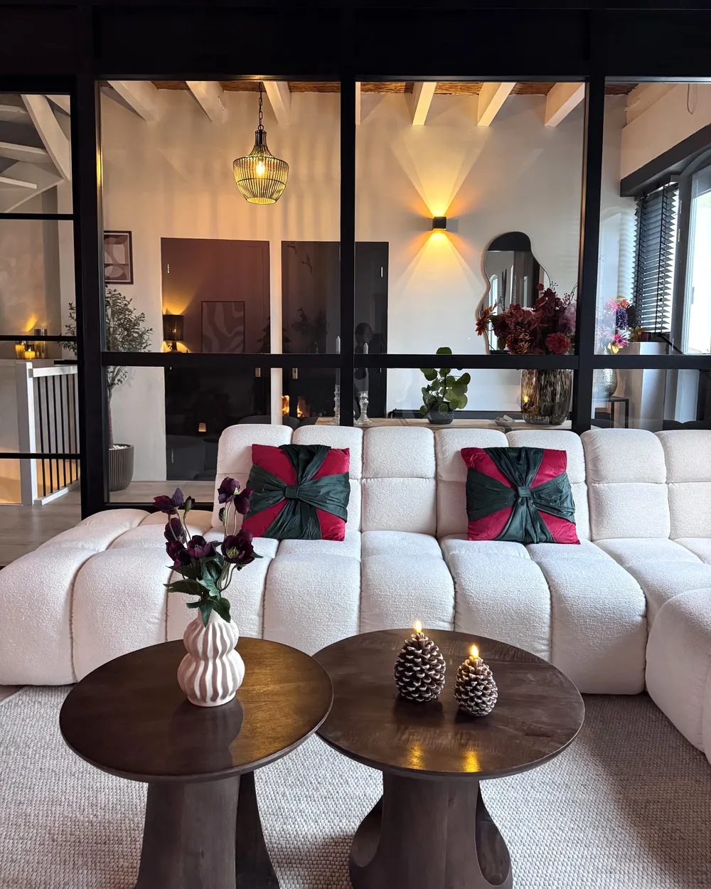 Set di sofà di Design o di lusso in velluto trapuntato tappezzeria per so