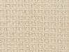 Couvre-lit en coton 220 x 240 cm beige CHAGYL_917916