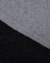 Tappeto shaggy nero tondo ⌀ 140 cm DEMRE_714775