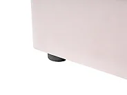 Lit ottoman LUBBON Velours Rose pastel 140 x 200 cm_833875