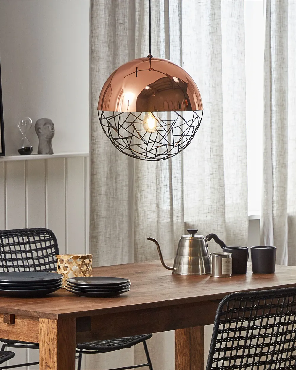 Lampa wisząca PADMA Metal Miedziany