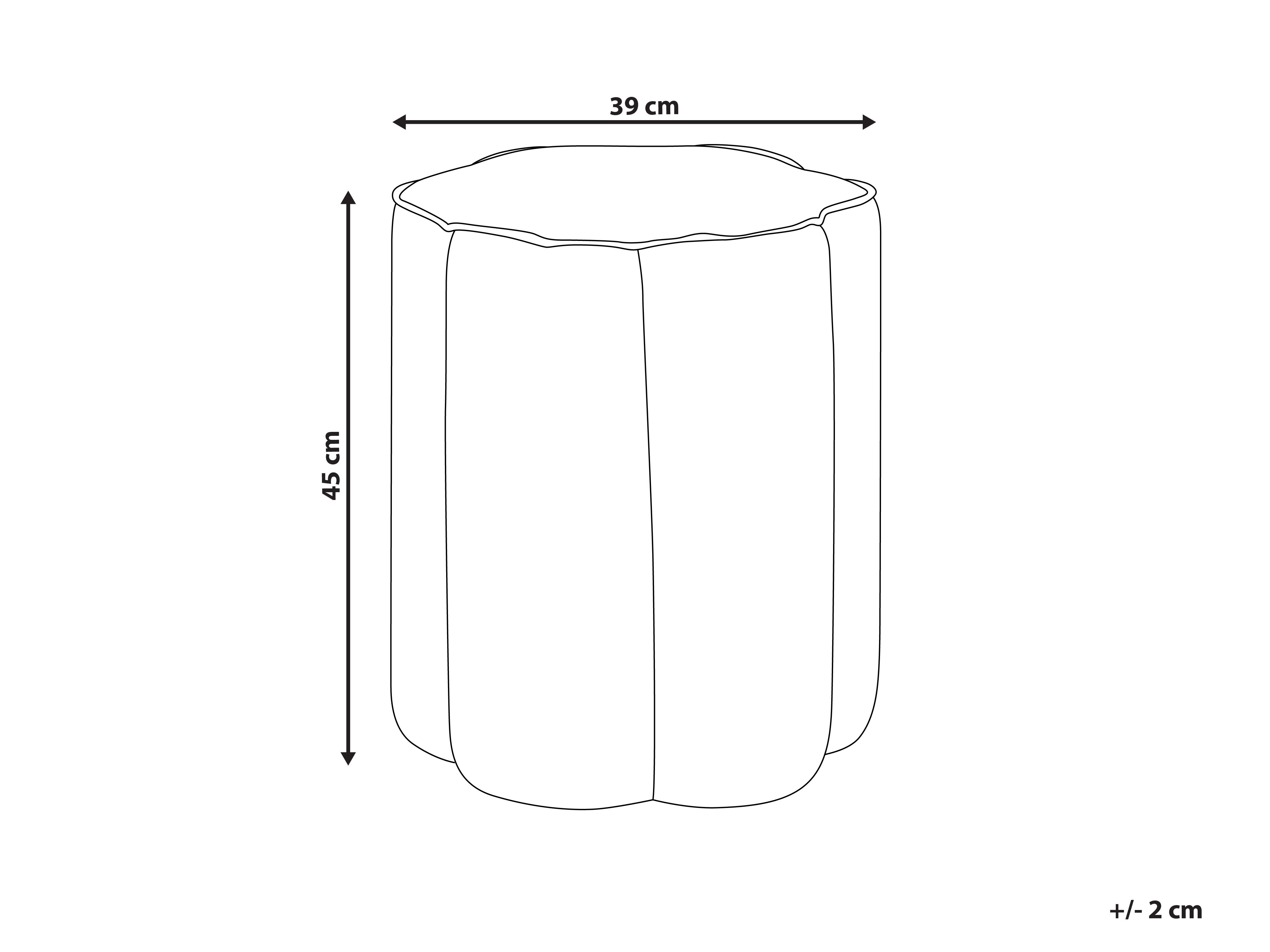 Linen Pouffe Beige TAPPEN Beliani co uk linen-pouffe-beige-tappen-beliani-co-uk