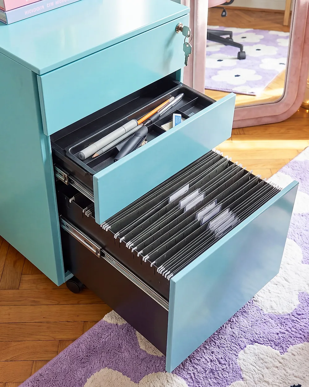 Storage Unit CAMI Metal Turquoise_1182828
