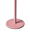 Lampe à poser en métal rose pastel POMBEIRO_935301