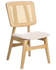 Set di 2 sedie da pranzo ALCOVA Legno Marrone chiaro_1010325