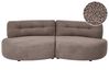 Sofa dla 3 osób LAERDAL Boucle Beżowoszary