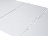 Mesa de comedor extensible blanca 120/160 x 80 cm SANFORD_675505