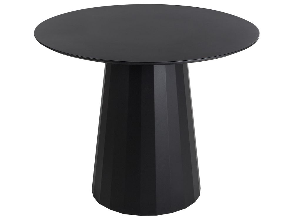 Stół do jadalni PLATO Czarny 100 cm 100 cm Metal