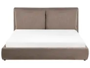 Waterbed Boucle BAJONNA 160 x 200 cm (EU King Size) Brown_1010908