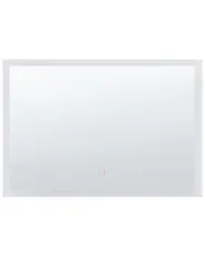 Lustro łazienkowe LED ADOUR 80 cm 60 cm Srebrny_748346