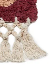 Rug SIIRT Red 80 x 150 cm Cotton_839622