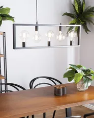 Pendant Lamp BAYAS Metal Black_695129