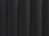 Fekete bársonypuff 45 x 45 cm DAYTON_772998