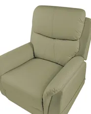 Electric Recliner Chair GLORIE with Massage Fabric Green_924107