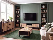 TV Stand BLACKPOOL Brown/ Black_1151131