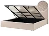 Ottoman Bed VION Boucle Beige 180 x 200 cm (EU Super King)