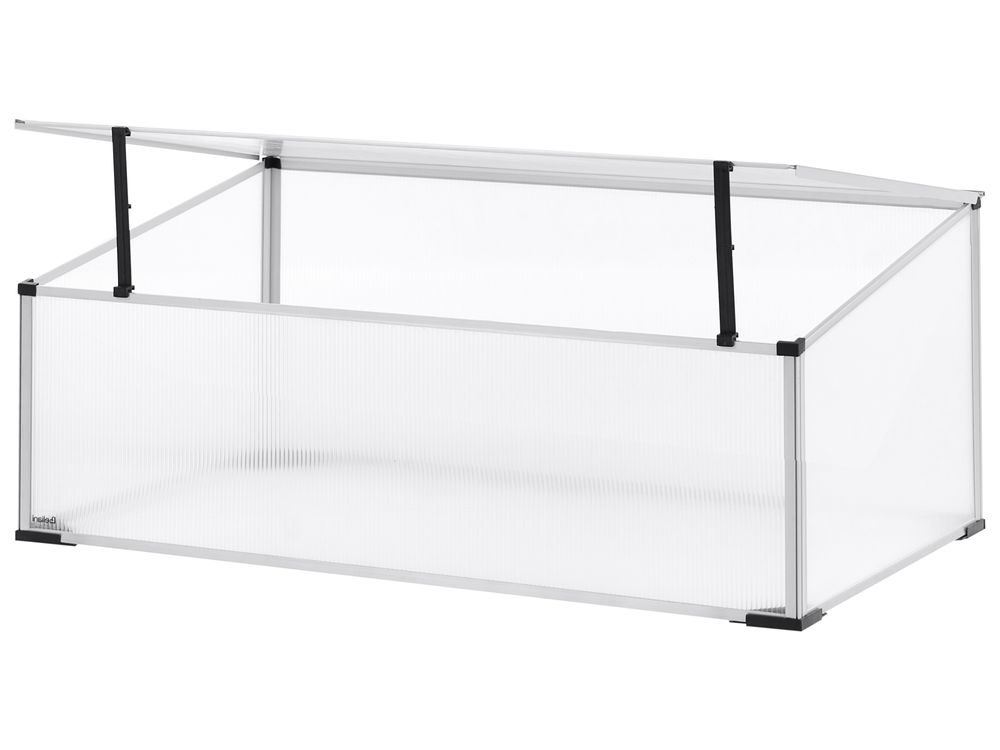 Kerti üvegház CARFIZZI 100 cm 60 cm Ezüst