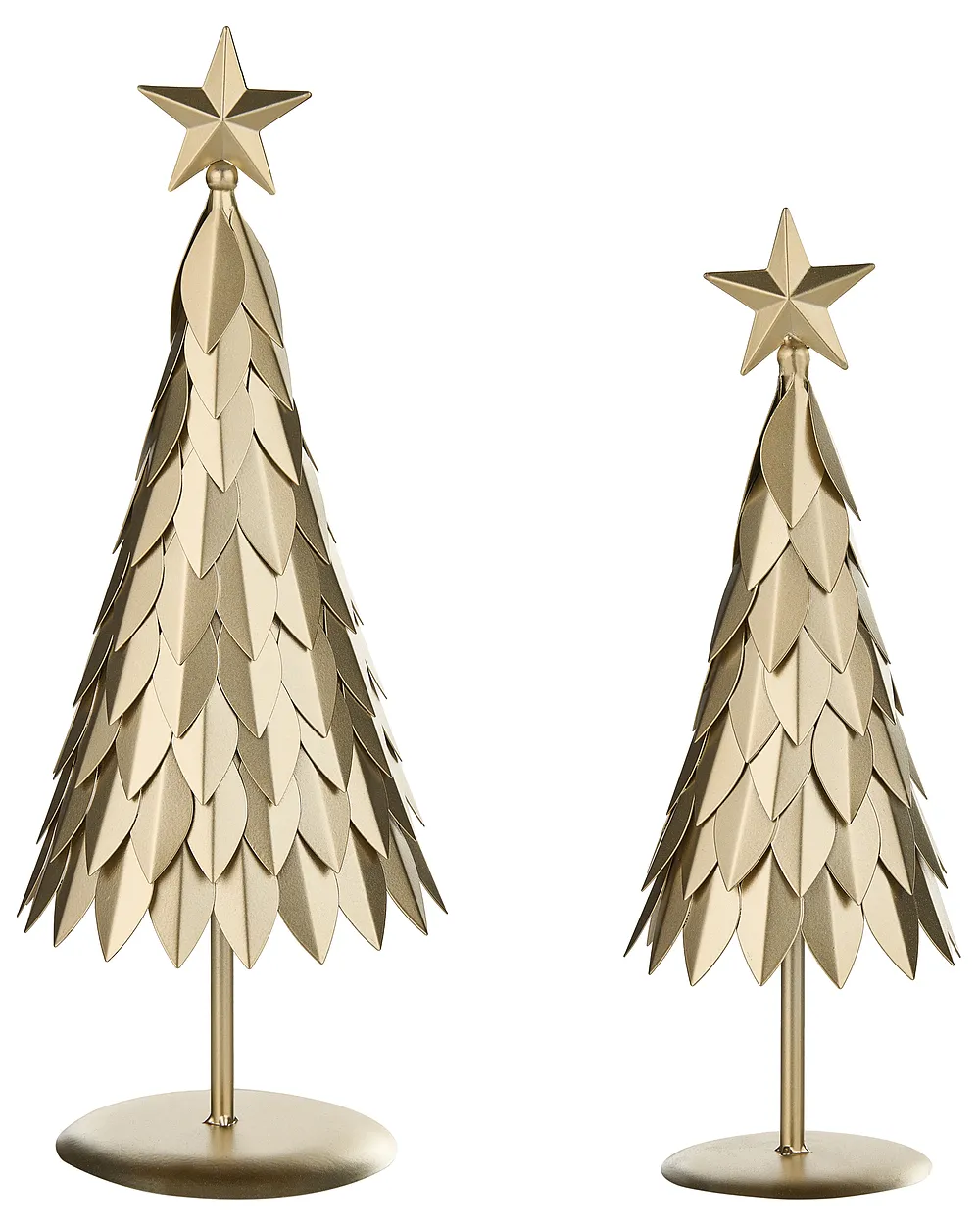 Kétdarabos dekorfigura szett KEMIJOKI 41/48 cm Karácsonyfa Arany_1156604