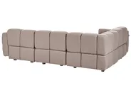 Modular Corner Sofa 4 Seater MAKSABERG Fabric Taupe Right Hand_1136372