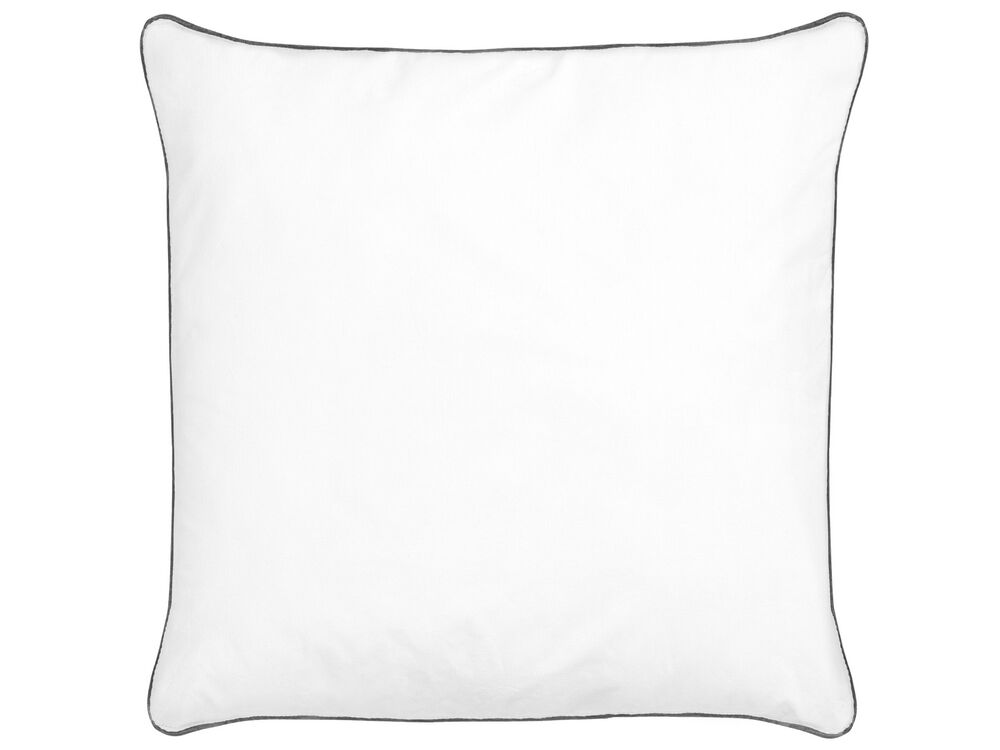 Almohada PELISTER Alta 80 x 80 cm Microfibra Blanco