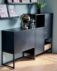 Storage Unit RAKAIA Metal Black_1179290