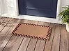 Doormat SAGADA Beige/ Brown 40 x 60 cm Coir