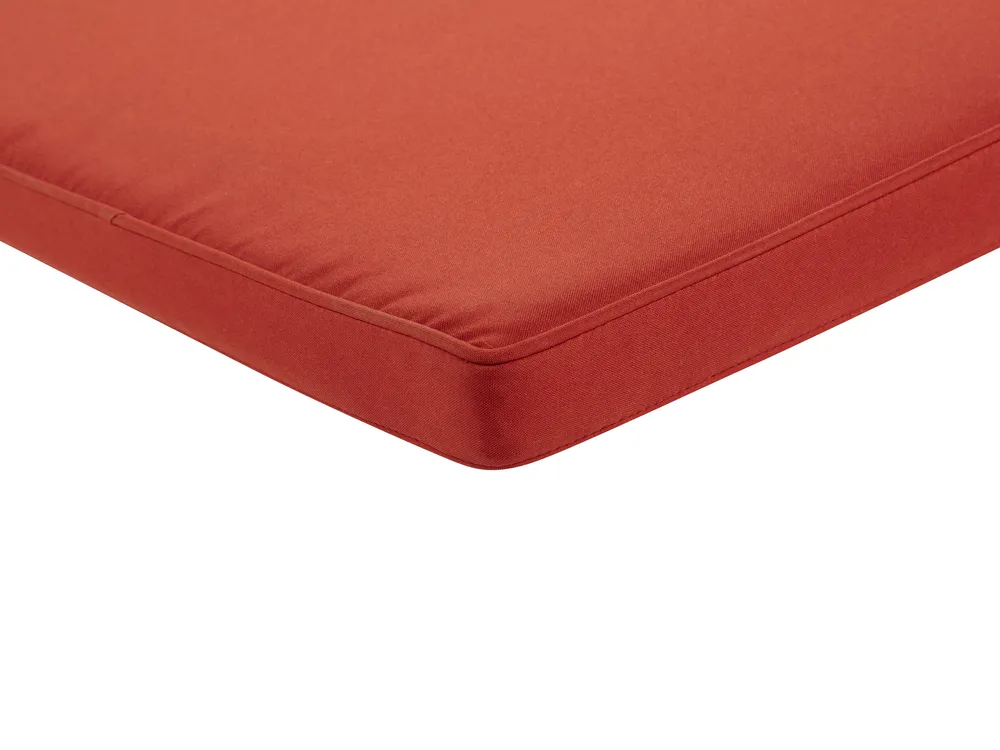 Garden Bench with Cushion SOVANA 160 cm with Storage Acacia Wood Red_922592