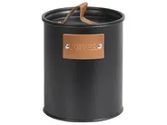 4 Piece Bread Bin and Canister Set REVERIE Iron Black_1069582
