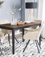 Rug AYDIN Grey 160 x 230 cm Leather_835455