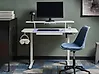 Electric Adjustable Standing Desk WILBANKS 120 cm x 60 cm with USB Port White