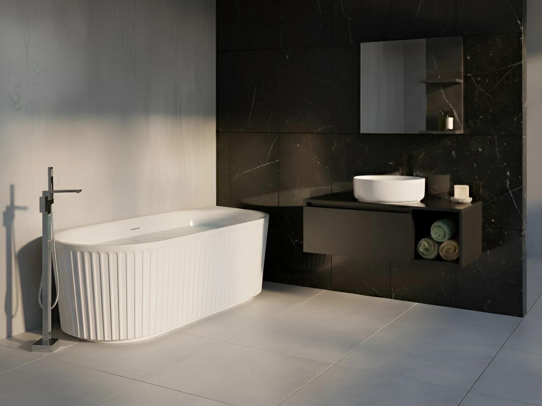 Bathtub SERENA 1700 x 800 mm White_1014073