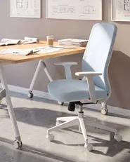 Sedia da ufficio ZELAR Tessuto Azzurro_1095950