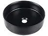 Countertop Basin TEBAR ⌀ 400 mm Ceramic Black