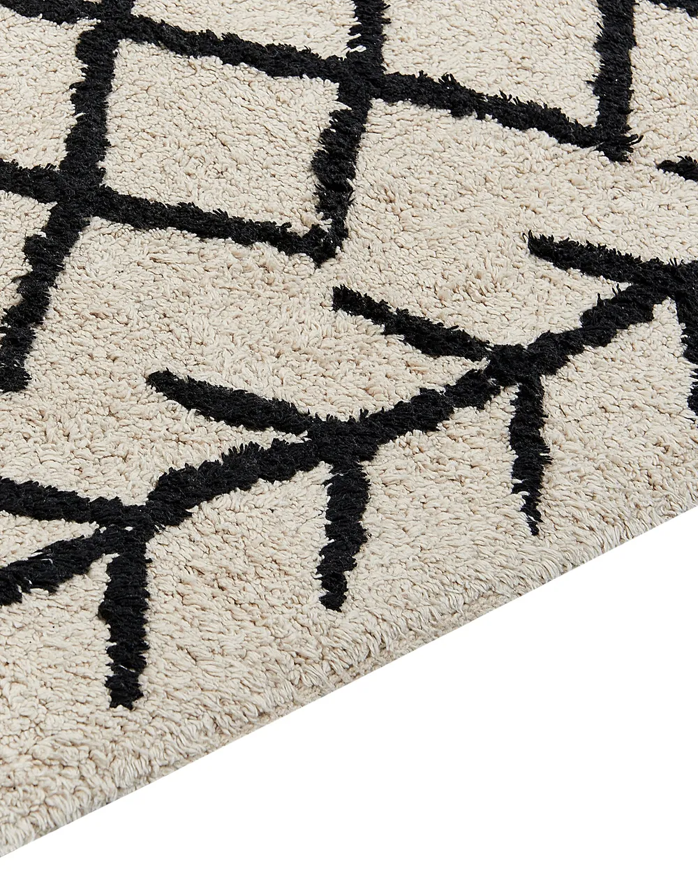 Tappeto BOZKIR Beige 160 x 230 cm Cotone_839806