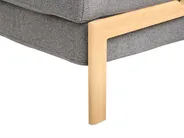 Sofa Bed 2 Seater EDLAND Fabric Dark Grey_731662