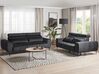 3-Sitzer Sofa Samtstoff schwarz VEGAMO_925272