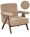 Armchair EVJE Boucle Beige