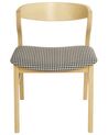 Lot de 2 chaises de salle à manger en bois clair MAROA_934307