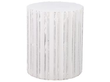 Tavolino bianco crema ⌀ 45 cm DEULI