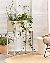 Elevated Plant Pot TAPIEN 70 cm Metal Beige