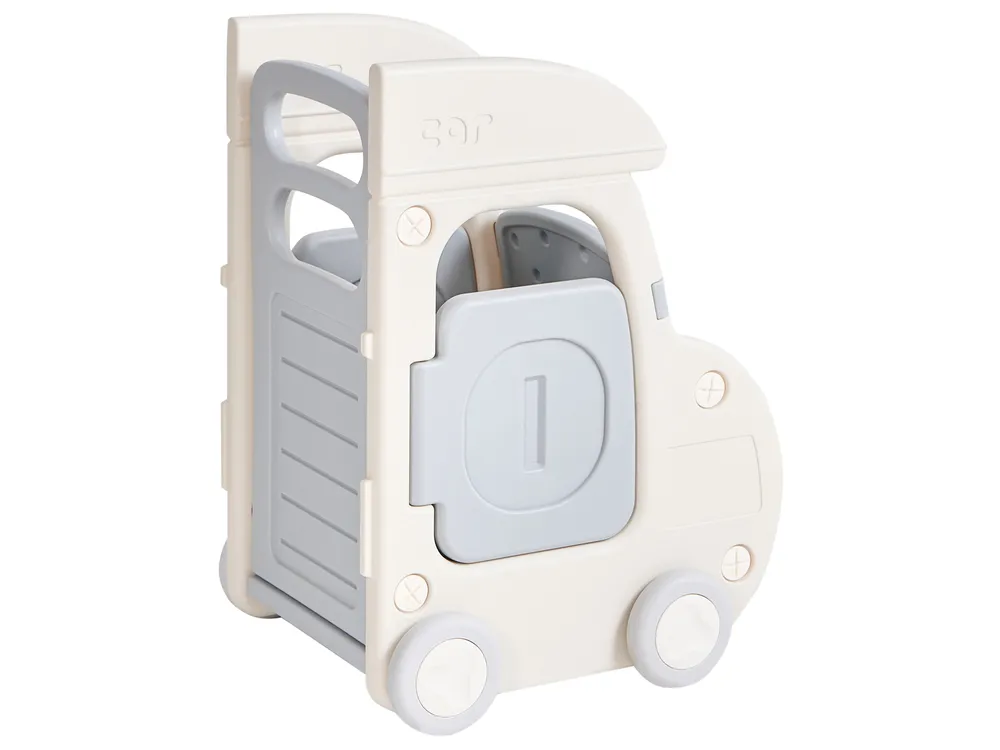 Toy Storage Organiser BULLI Truck 67 cm Beige_1123522