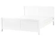 Bed Wood CHAMPAGNAT 180 x 200 cm (EU Super King) White_960225