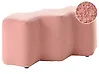Upholstered Bench LITTLETON Boucle Pink