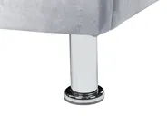 Cama Veludo METZ 90 x 200 cm Cinzento_861366