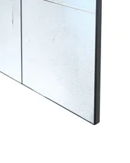 Lustro ścienne RIMONT 80 cm 80 cm Szkło Czarny_1099627