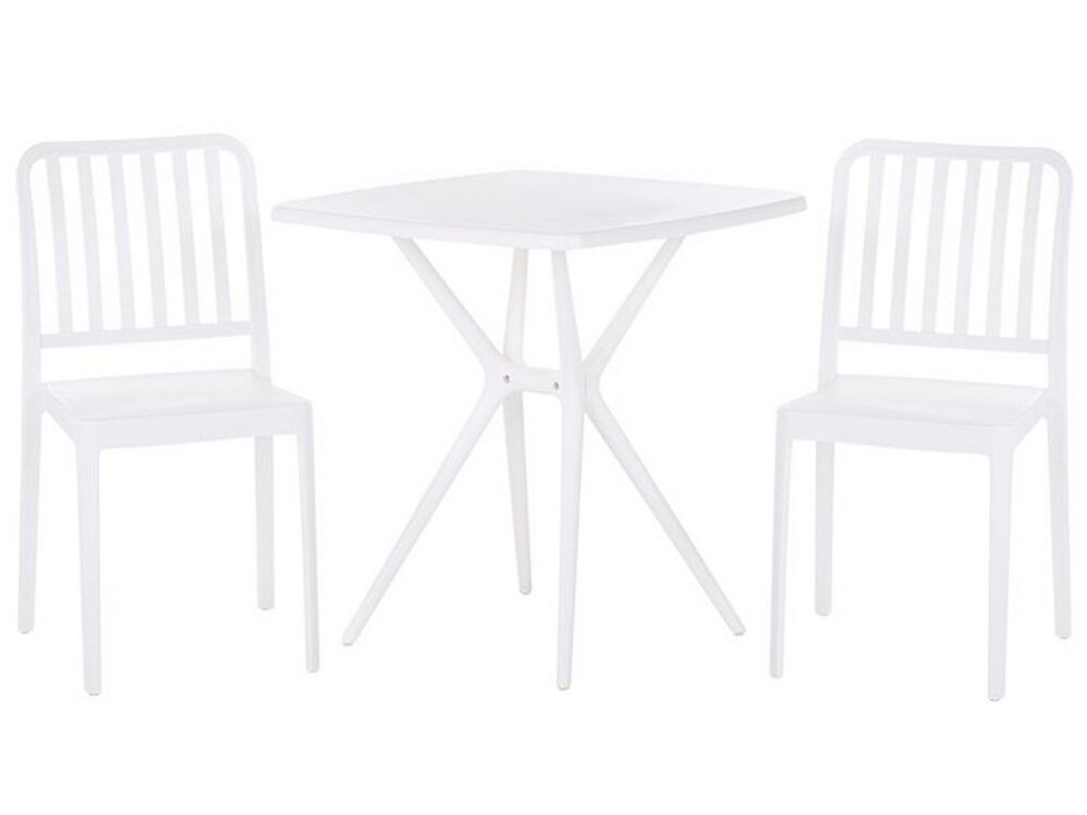 Bistro Set SERSALE WeiB Beliani