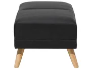 Living Room Set FLORLI Fabric Black_704203